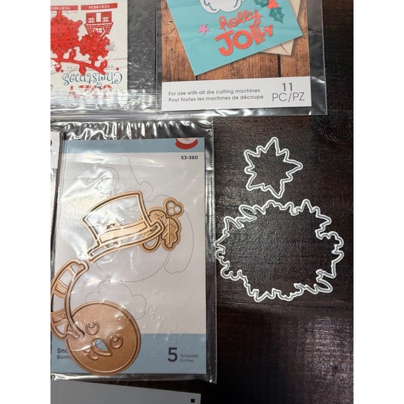 Christmas Craft Die Cutting Stencils Stamp Set Card Making Scrapbooking Holiday - Picture 7 of 10